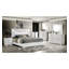 Miroir de style moderne en bois blanc Blanca