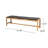Acacia Wood 3 Seater Bench