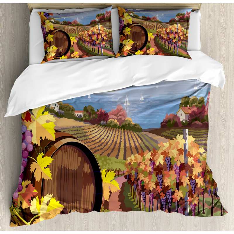 Polyester Duvet Cover, King Duvet Cover + 2 Shams