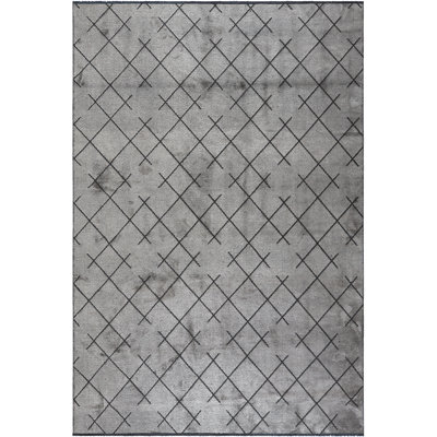 Tapis gris argenté Rapture