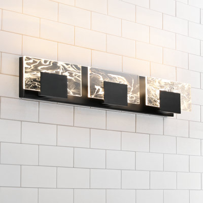 Éclairage pour meuble-lavabo moderne 3 lumières 3 lumières