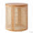 15.7'' Rubber Solid Wood SIDE TABLE