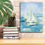  Art mural sur toile, "Réglage de la voile 2" par Farida Zaman, 12 po x 16 po-827718607