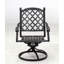 Chaise berçante pivotante avec coussins Waconia