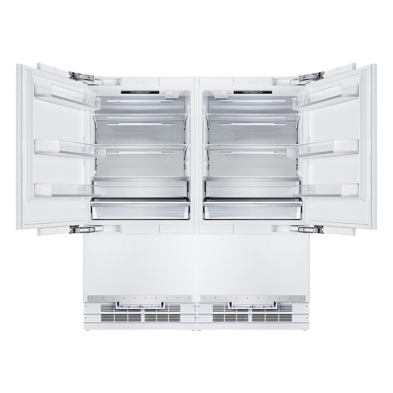Kucht Built-in Side By Side Refrigerator, 71.5"