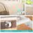 Full Size Daybed with Twin Trundle, LED Light Strip & Charging Station, Upholstered Daybed Sofa with Storage Headboard -1393601812