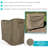 42" Firewood Log Rack Cover with PVC Backing-96367512