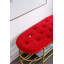 Banc de rangement en velours Rosheda-983446031