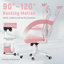 Mesh Office Chair with Headrest-536745908