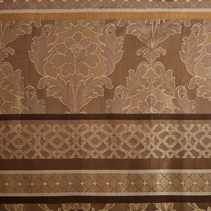 Rideau de douche jacquard