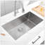 30" L X 18" W Undermount Single Bowl 16 Gauge 304 Stainless Steel Kitchen Sink With Sink Grid