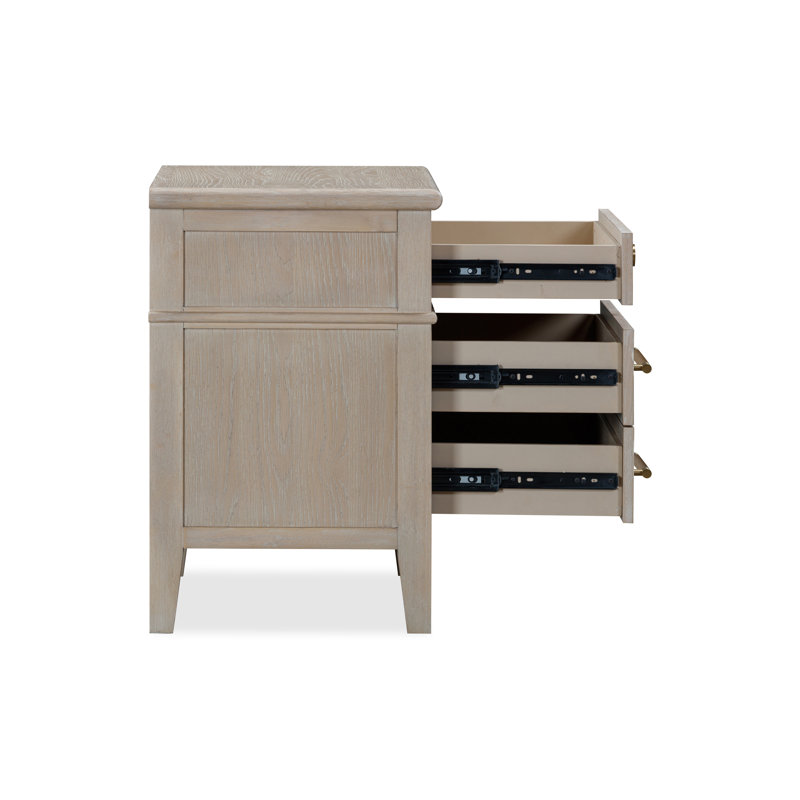 Table de chevet miel