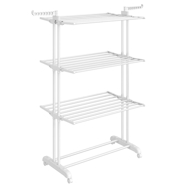 Metal Gullwing Drying Rack, White