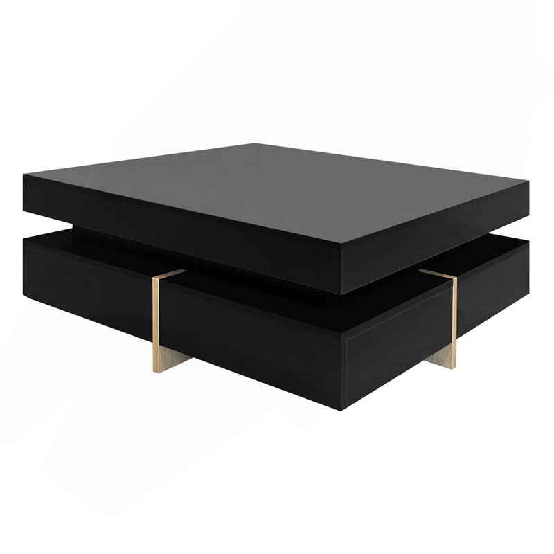 Askhat Single Coffee Table, Black