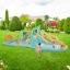 Château gonflable avec toboggan gonflable