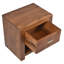 Aarons 40cm W Solid Wood Bedside Table