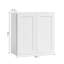 Meuble mural standard HOMEIBRO Cozy Design, 30 po L x 12 po P x 24 po H, en contreplaqué blanc Shaker, prêt à assembler-927042984-927361938