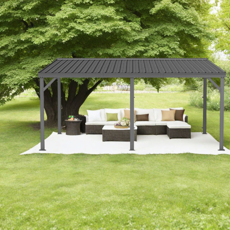 Abri et abri de jardin en acier durable (doit inclure le cadre), abat-jour de patio moderne