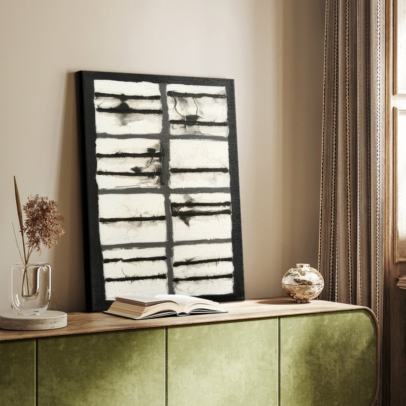 Linear Entropy I -Custom Wrapped Gallery Cavas, 36" H x 24" W