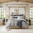 Indali Mocha/Charcoal Standard Cotton 2 Piece Duvet Cover Set-73813255