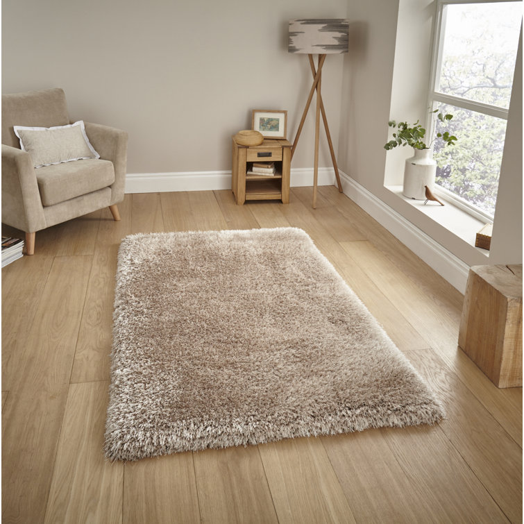 Hetzel Hand Tufted Shaggy Area Rug