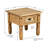 Rustic Charm Solid Wood End Table
