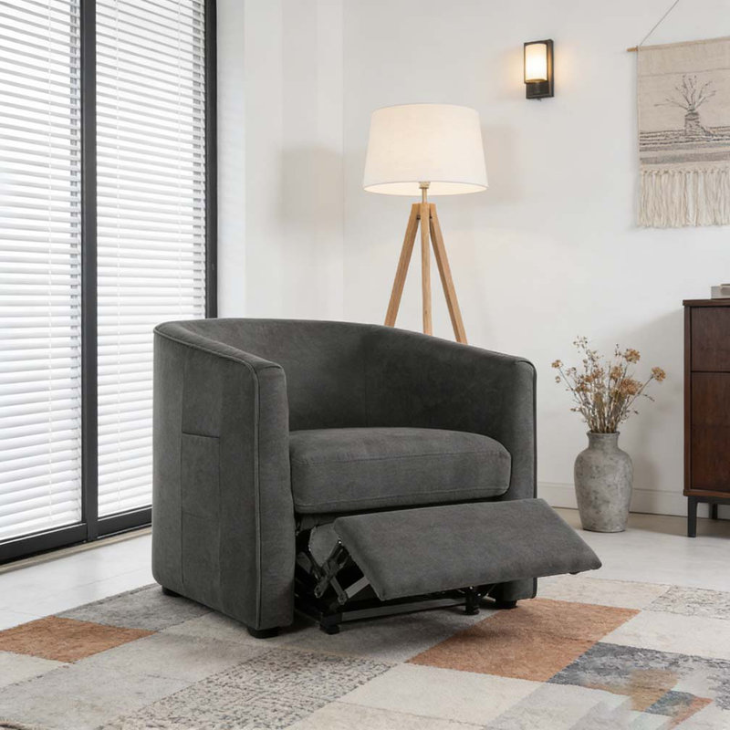 Fauteuil inclinable électrique Power Lift, Gris foncé
