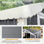 Remise de rangement en plastique grise 6 pi x 6 pi avec plancher, porte verrouillable et ventilation pour porte de patio, jardin et fenêtres