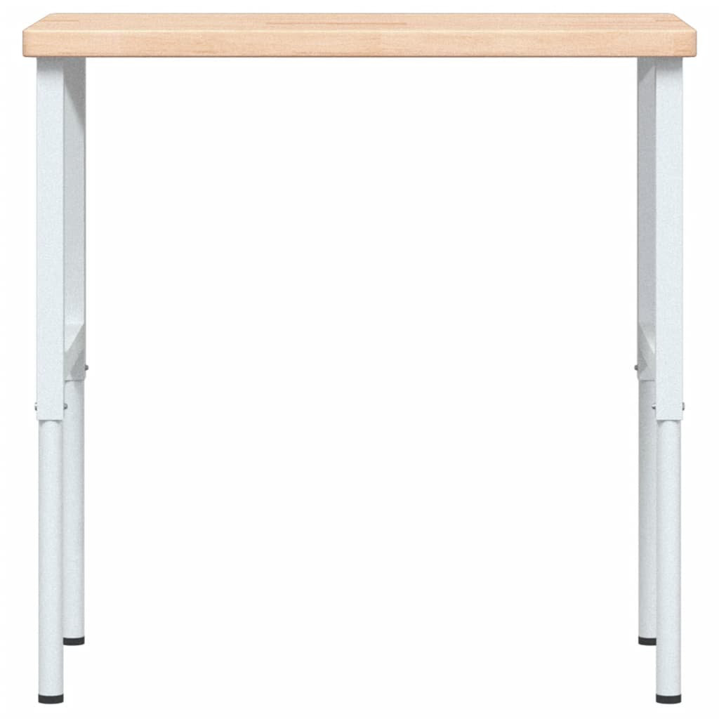 Solid Wood Top Height-Adjustable Workbench