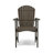 Outsunny Wooden Adirondack Chair, Outdoor Patio Lawn Chair with Cup Holder, Weather Resistant Lawn Furniture, Classic Lounge for Deck, Garden, Backyard, Fire Pit, Sky Blue