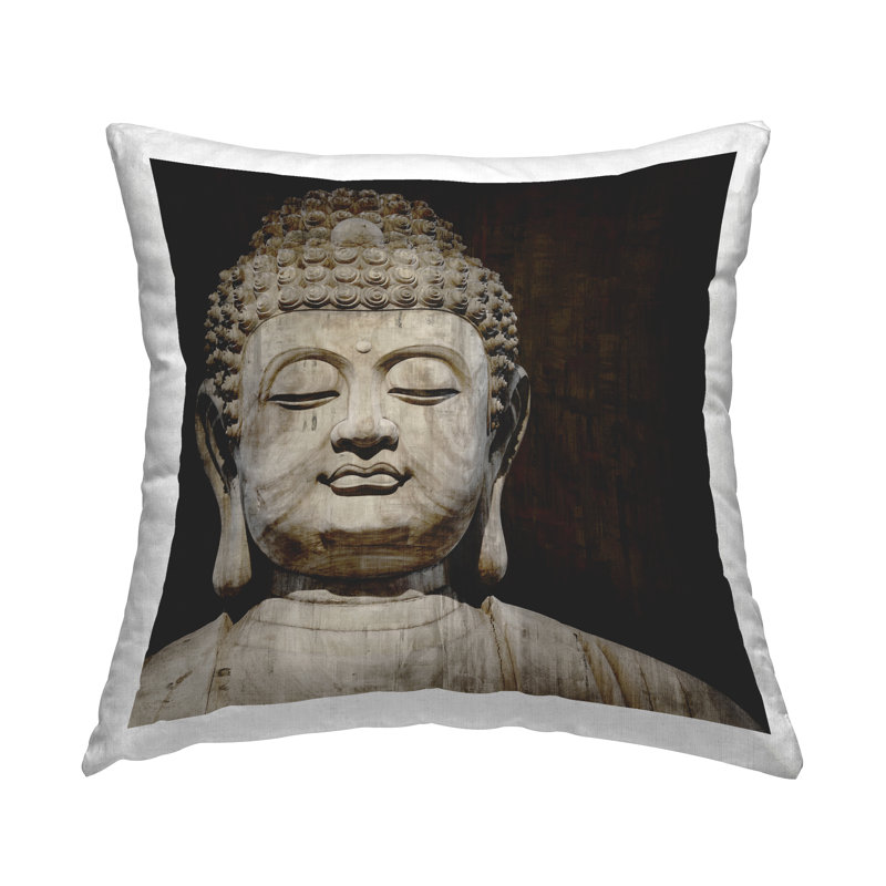 No Decorative Addition Throw Pillow, Buddha 2