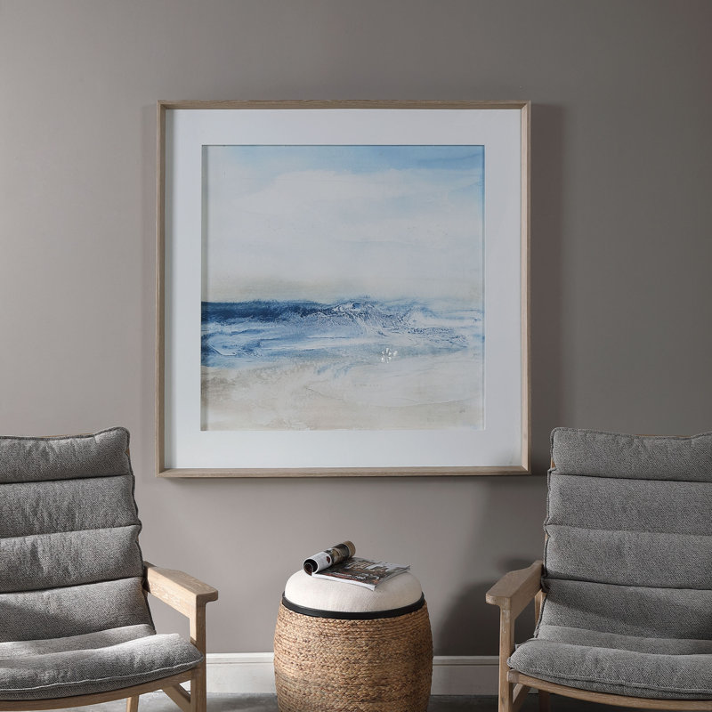 Surf and Sand par Chris Paschke - impression sur papier encadrée