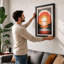 Desert Sunset Reflection Art Deco - Print-1474716400-1474716407