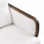 Ensemble de 2 chaises d'appoint en tissu Sherpa