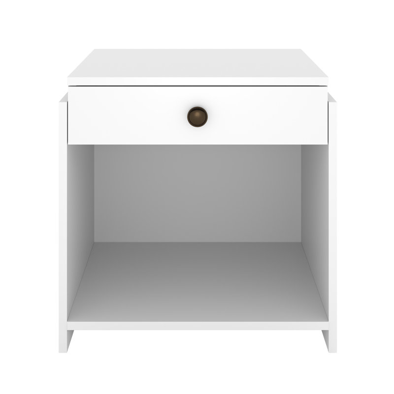 Boyd Sleep Sydney Single Drawer Nightstand, White