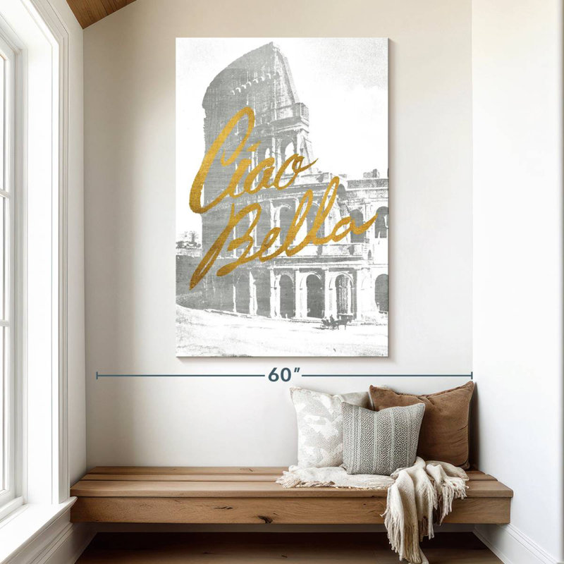 Tergel Gilded Rome, 51" H x 34" W