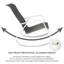Chaise berçante d'extérieur en métal -94541067
