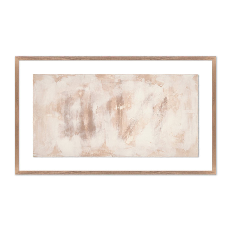 Facade Painting by Jess Engle, 34.5" H x 60" W, Rustic Walnut Framed