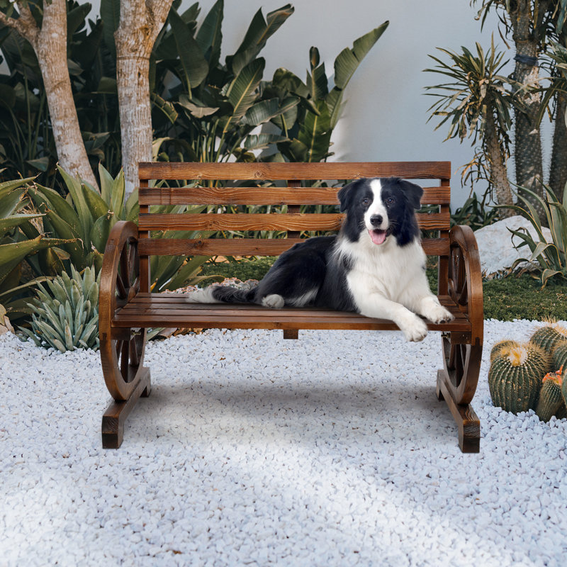 Olmstead Outdoor Bench, Brown