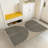 Geometric Beige/Black Area Rug- Modern 3D Lines Design - Deco Collection - Easy to Clean - Durable for High Traffic Areas - Bedroom, Office & Kitchen - Medium Pile-517145686