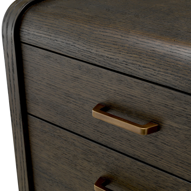 Nightstand Joane, Mocha Oak