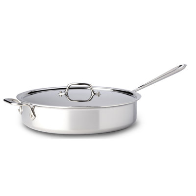 D3 Stainless Steel Saute Pan with Lid