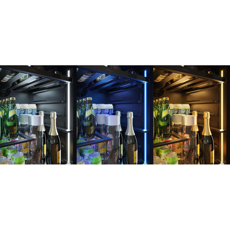 Presrv 24 in. 7-Bottle and 108-Can Single Zone Panel-Ready Beverage Cooler
