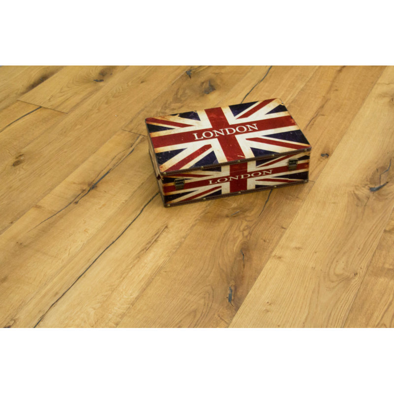 Oak 24cm W Hardwood Flooring, Natural Wood