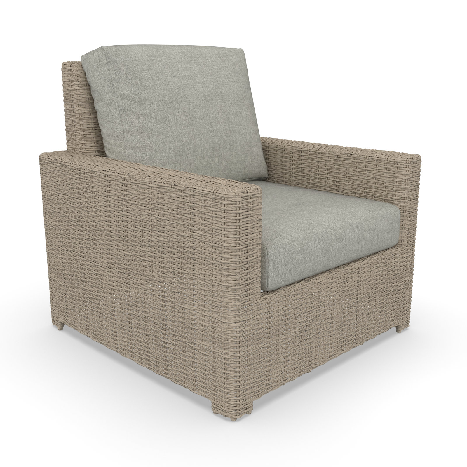 Henri Sunbrella® Patio Lounge Chair, Sunbrella Canvas Granite