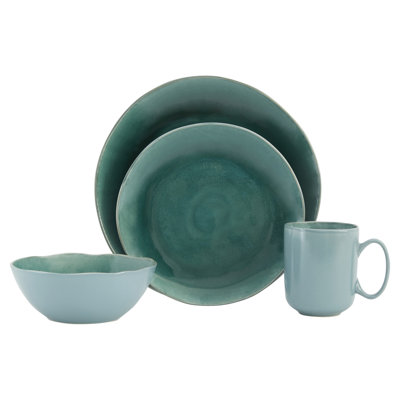 16 Piece Ceramic Dinnerware Set - Service for 4