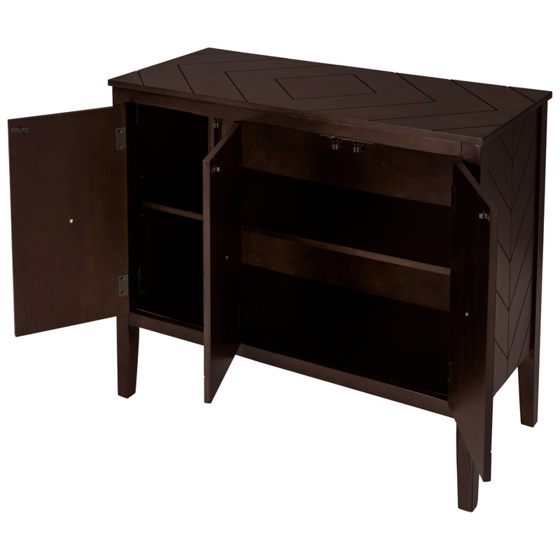 Console 37 po Cynde, Brun