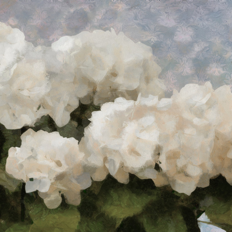 Fleurs du dimanche II, H 30 po x l 30 po x P 1,25 po
