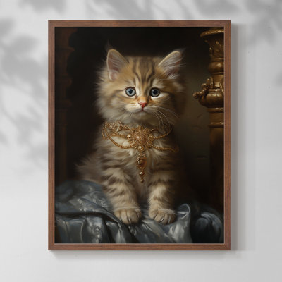 ANIMALS Series CC - reproduction encadrée de qualité supérieure - prête à être accrochée - aucun clou requis
