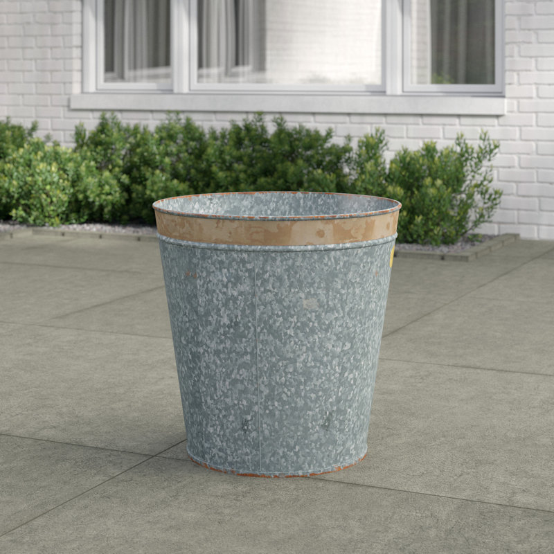 Cassandra Metal Cachepot, 60cm H x 60cm W x 60cm D